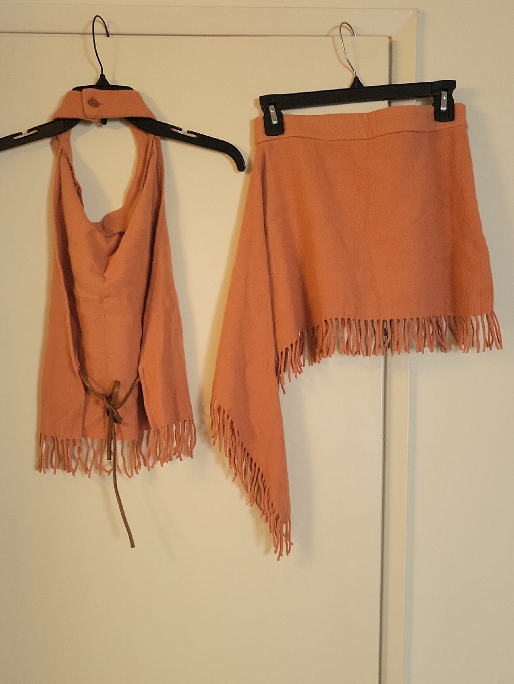 A.M.M. Asymmetrical Fringe Skirt And Top Set - Picture 4 of 9